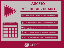 Lives da primeira semana de Agosto